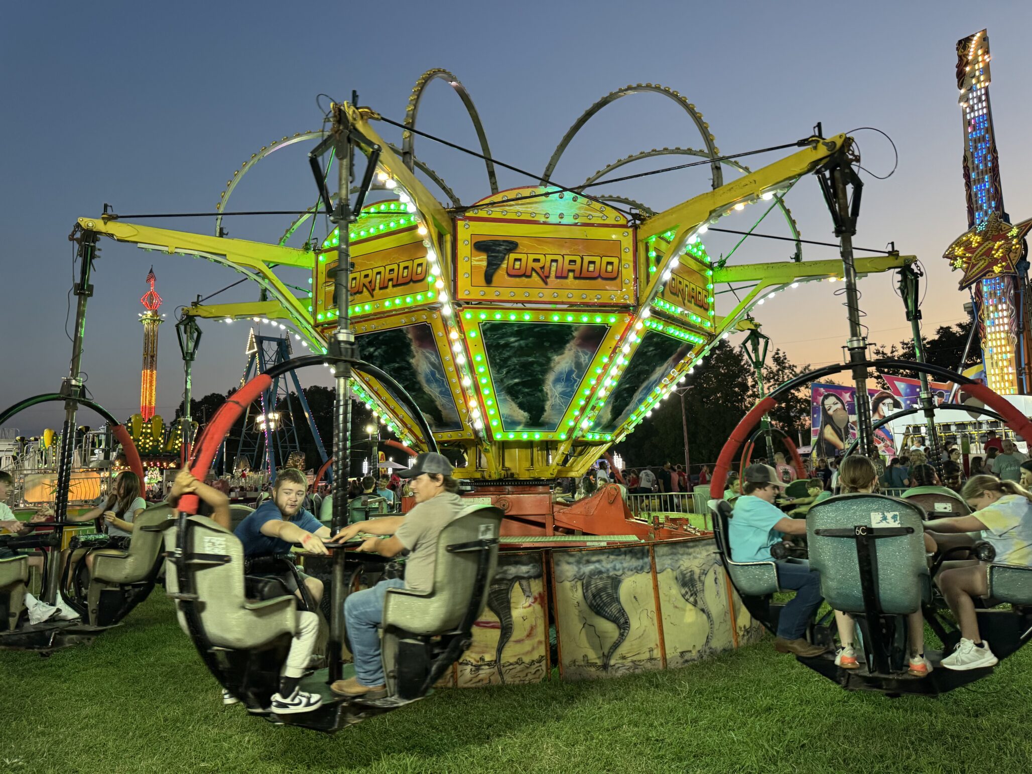 Amusement park ride.