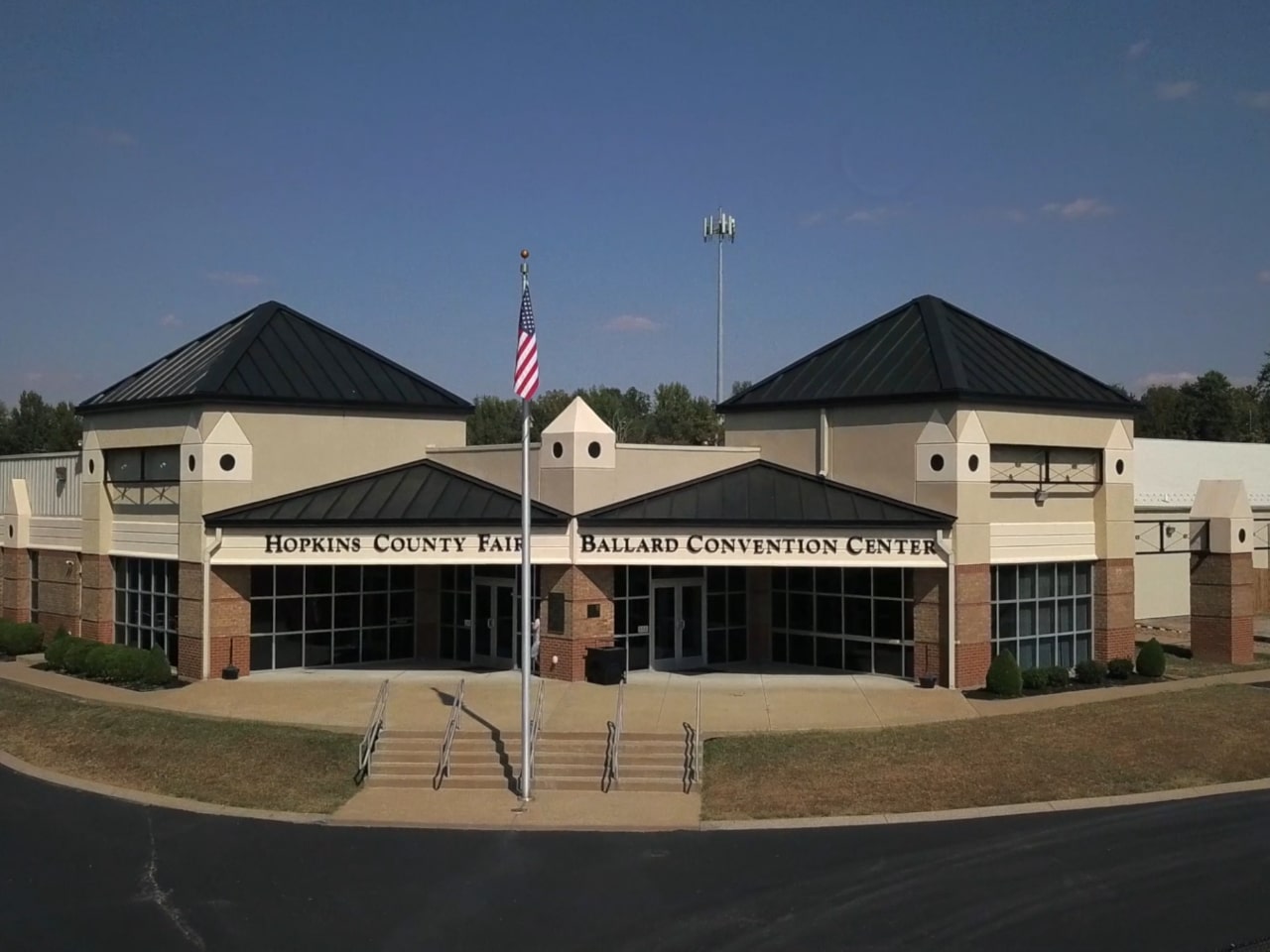 Aerial view of the Ballard Convention Center